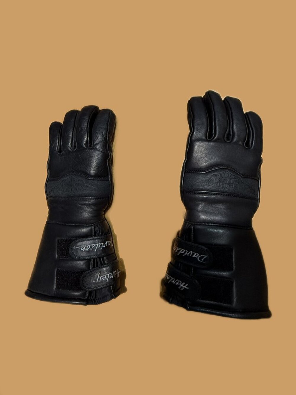 Harley Davidson Men's Leather Gloves, Size S